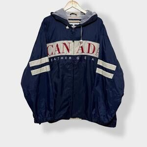 Vintage Canada Weathergear Hooded Windbreaker XL Men’s
